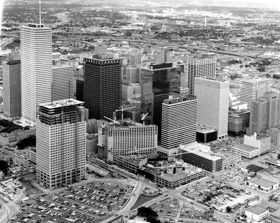 old Houston skyline 1